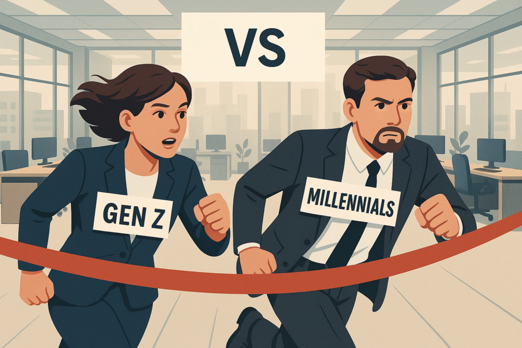 Office Cold War: Gen Z vs Millennials — Who’s Really Winning the Workplace?